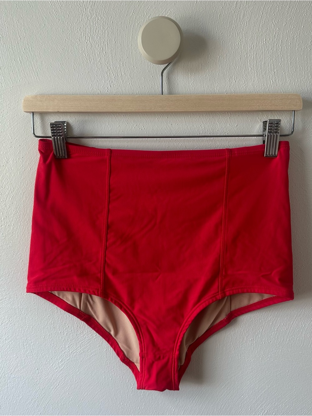 J. Crew High-Waist Red Bikini Bottoms